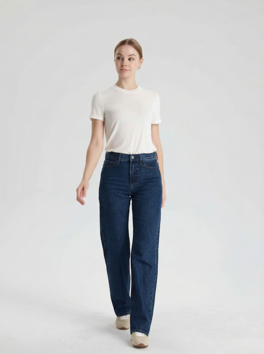 Relaxed linen T-shirt